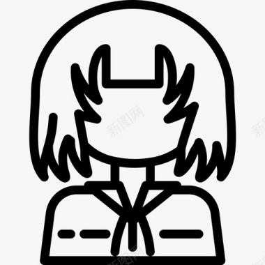 女孩阿凡达52直系图标图标