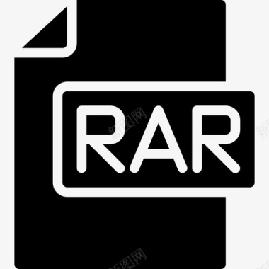 Rar11号文件填充图标图标