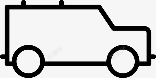 越野车汽车锤子图标图标