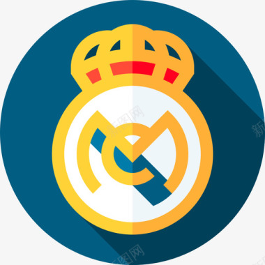 皇家马德里橄榄球盾牌4号持平图标图标