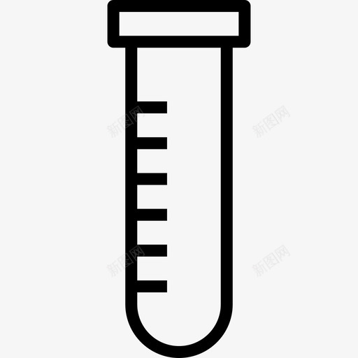 试管科学72线性图标svg_新图网 https://ixintu.com 科学72 线性 试管
