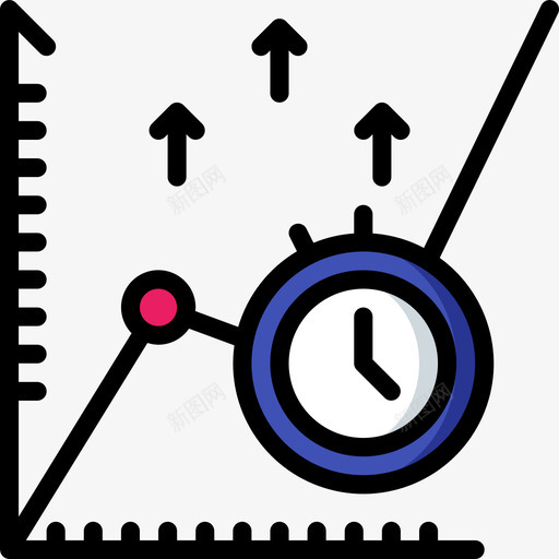 生产力经济增长2线性颜色图标svg_新图网 https://ixintu.com 生产力 线性颜色 经济增长2