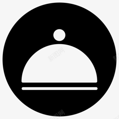 热餐酒店餐厅图标图标