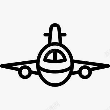 飞机旅客运输图标图标