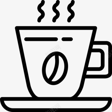 Expresso咖啡48直系图标图标