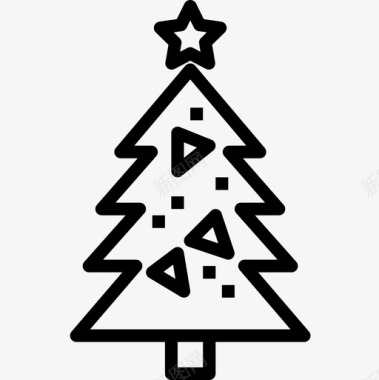 圣诞树圣诞147直系图标图标