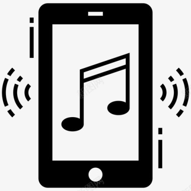 移动音乐数字音乐播放器ipod音乐图标图标
