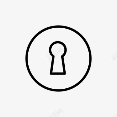 锁锁钥匙储物柜图标图标