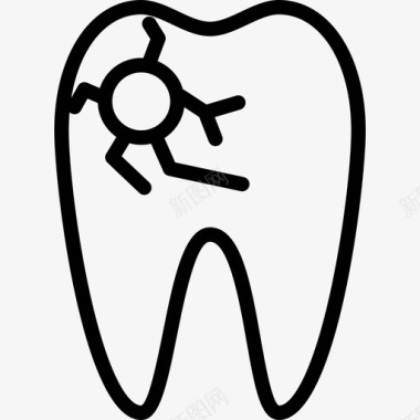 断牙牙8线状图标图标
