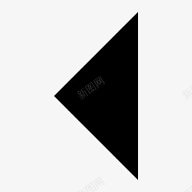 三角形箭头左图标图标