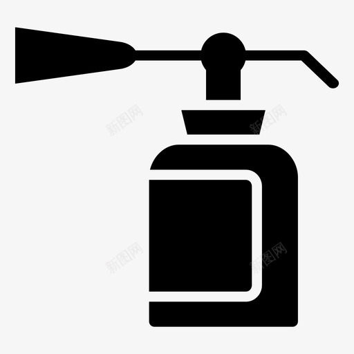 钢瓶灭火器保护图标svg_新图网 https://ixintu.com 保护 安全 施工中标志符号 灭火器 钢瓶