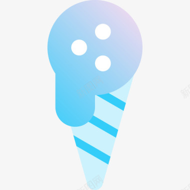 冰淇淋冰淇淋11蓝色图标图标