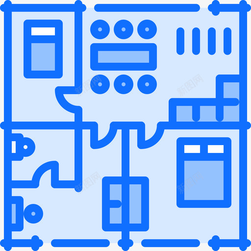 蓝图真实状态7图标svg_新图网 https://ixintu.com 真实状态7 蓝图