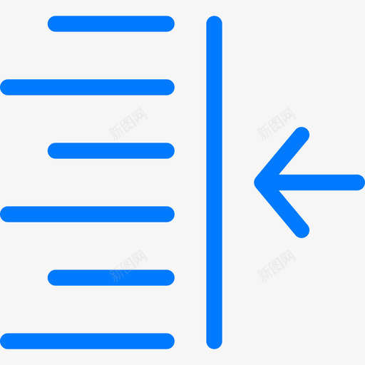 缩进对齐6蓝色图标svg_新图网 https://ixintu.com 对齐6 缩进 蓝色