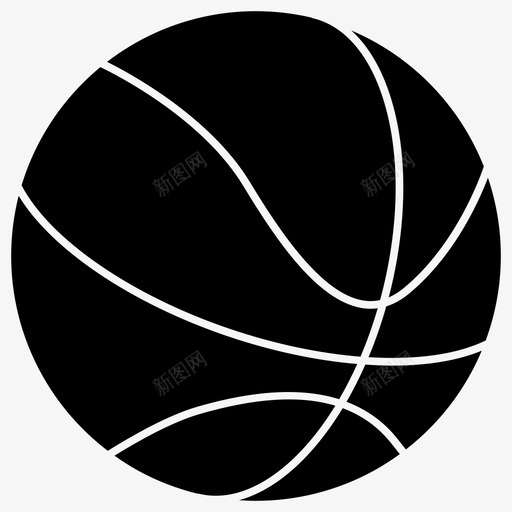 篮球运动运动字形图标svg_新图网 https://ixintu.com 篮球 运动 运动字形图标