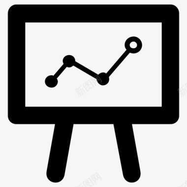 条形图财务增长图标图标