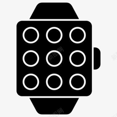 智能手表应用程序应用程序菜单图标图标