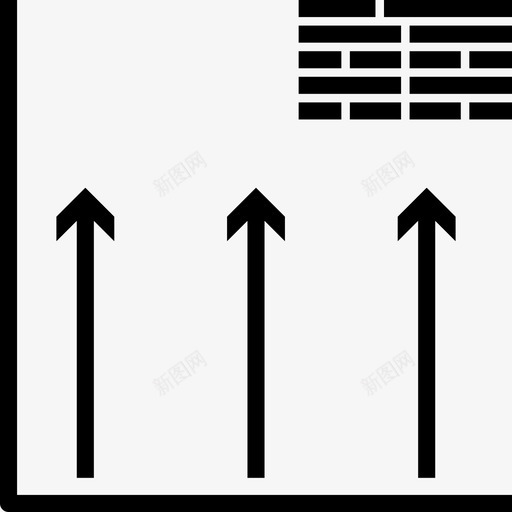 向上箭头图表7线性图标svg_新图网 https://ixintu.com 向上箭头 图表7 线性