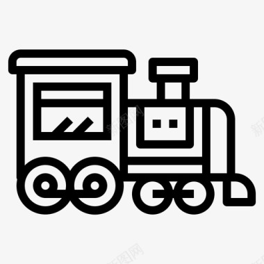 火车铁路运输图标图标