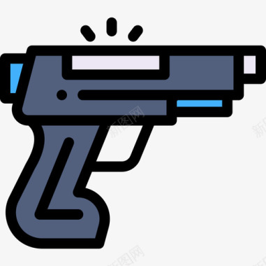 枪游戏56线颜色图标图标