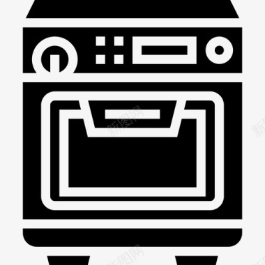 烤箱家用电器11字形图标图标