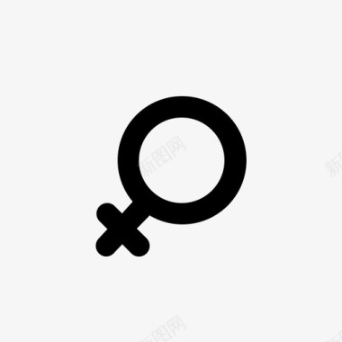 女性性别医学图标图标