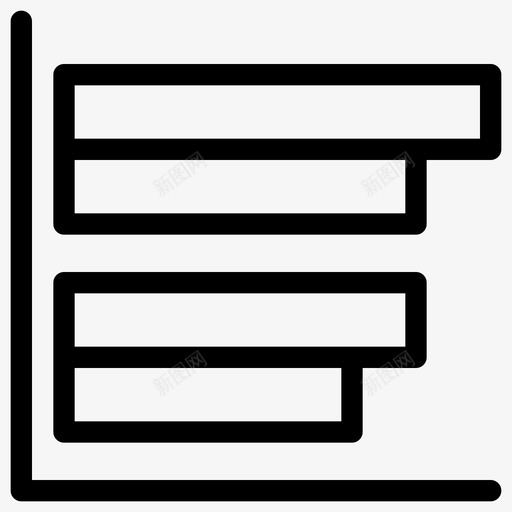 柱状图条形图数据图标svg_新图网 https://ixintu.com 图表 数据 数据分析和统计 条形图 柱状图