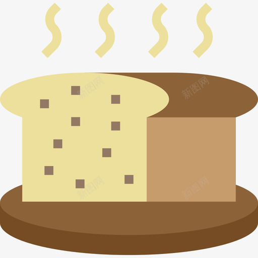 面包面包房74扁平图标svg_新图网 https://ixintu.com 扁平 面包 面包房74