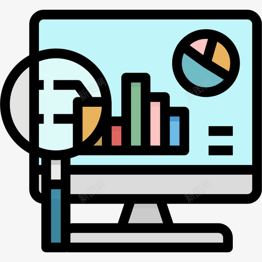 分析9月投资线性颜色图标svg_新图网 https://ixintu.com 9月投资 分析 线性颜色