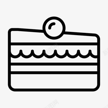蛋糕面包房咖啡厅图标图标