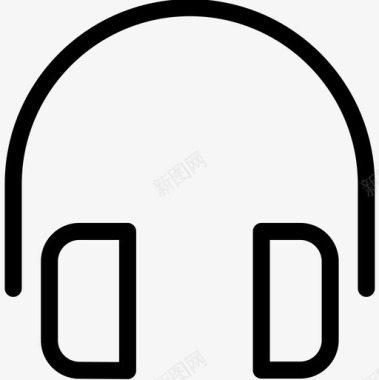 耳机接口60线性图标图标