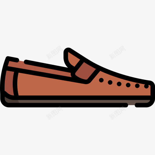 鞋子鞋子5线条颜色图标svg_新图网 https://ixintu.com 线条颜色 鞋子 鞋子5