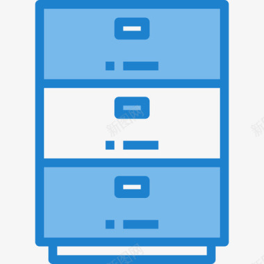 橱柜办公工具5蓝色图标图标