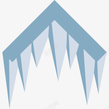 冰柱天气165平坦图标图标
