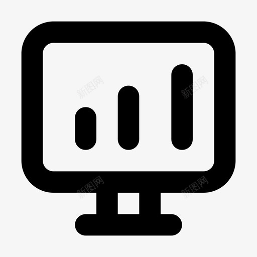 电脑商务笔记本电脑图标svg_新图网 https://ixintu.com 商务 商务及管理条线 电脑 监控 笔记本电脑 管理