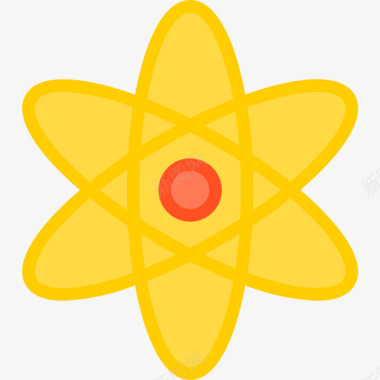 原子科学93扁平图标图标