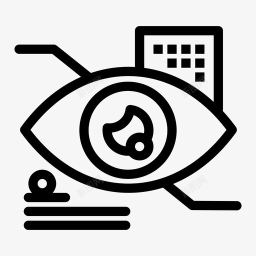 eyeeyetap技术图标svg_新图网 https://ixintu.com eye eyetap 技术 数字营销和技术