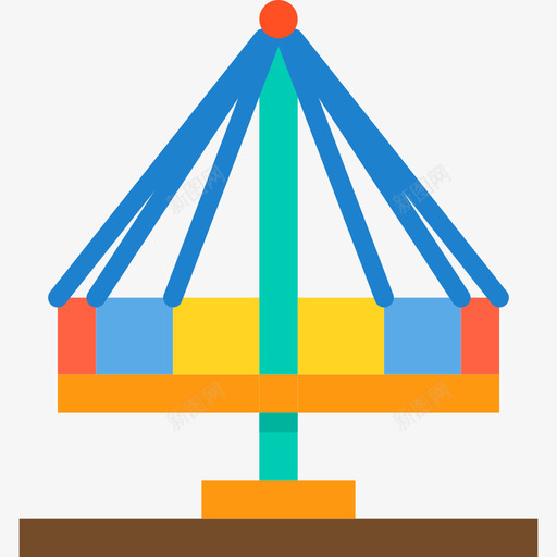 秋千游乐场8平坦图标svg_新图网 https://ixintu.com 平坦 游乐场8 秋千