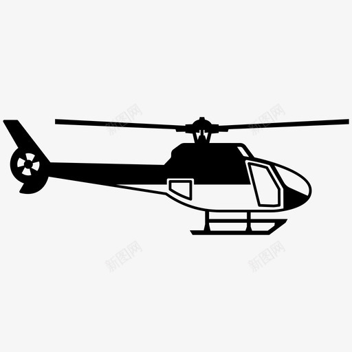 直升机飞机车辆图标svg_新图网 https://ixintu.com 直升机 车辆 飞机