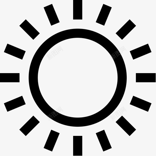 太阳沙漠18号直线型图标svg_新图网 https://ixintu.com 太阳 沙漠18号 直线型