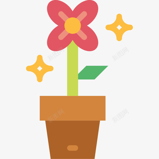 花园艺工具3平面图标svg_新图网 https://ixintu.com 园艺工具3 平面 花