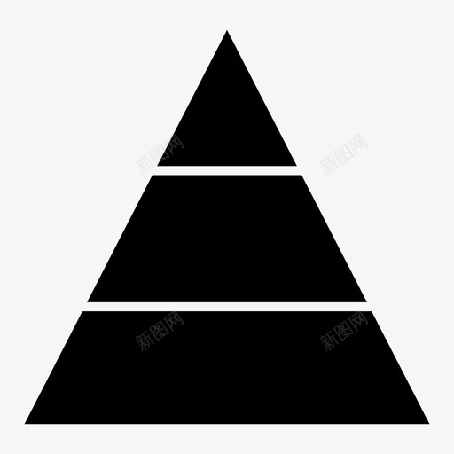 金字塔职业数据分析黑暗图标svg_新图网 https://ixintu.com 数据分析黑暗 职业 金字塔