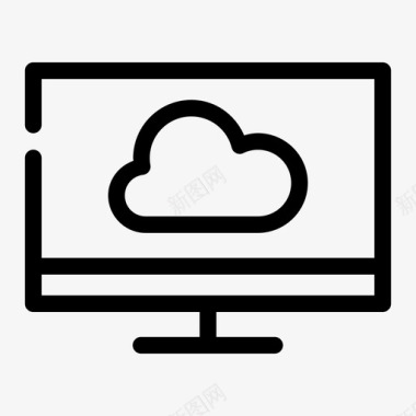 计算机云保存屏幕图标图标