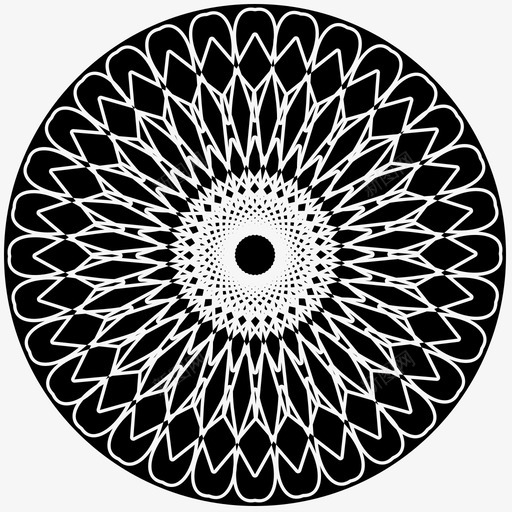 抽象花伊斯兰艺术曼陀罗图标svg_新图网 https://ixintu.com 伊斯兰艺术 太阳 抽象创作7 抽象花 曼陀罗 装饰 轮廓