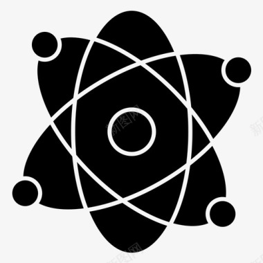 核原子科学图标图标