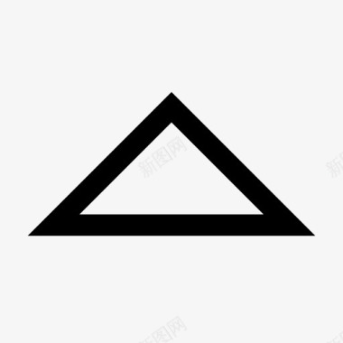 三角形箭头插入符号图标图标