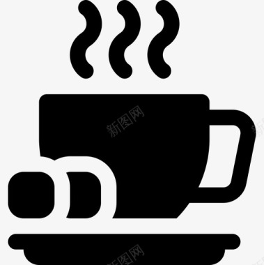 咖啡杯咖啡馆14装满图标图标