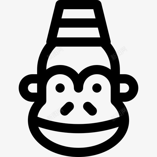 猴子28岁直系图标svg_新图网 https://ixintu.com 28岁 猴子 直系