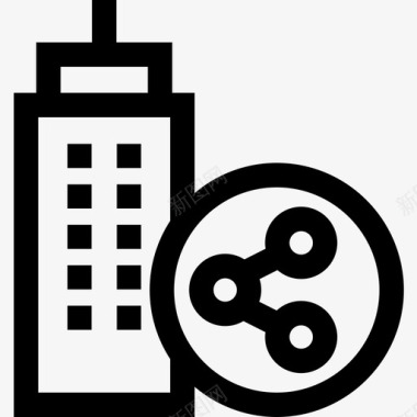 城市智慧城市3线性图标图标