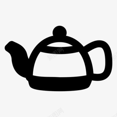 茶壶饮料火锅图标图标
